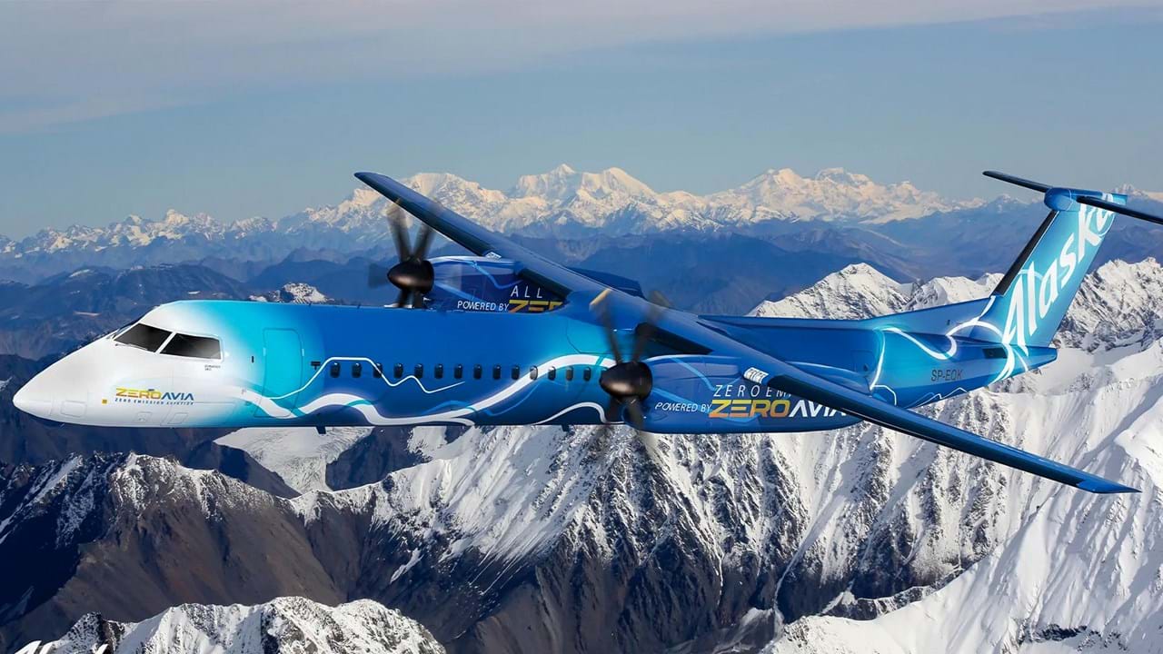 Illustrasjon: Alaska Air Group og ZeroAvia